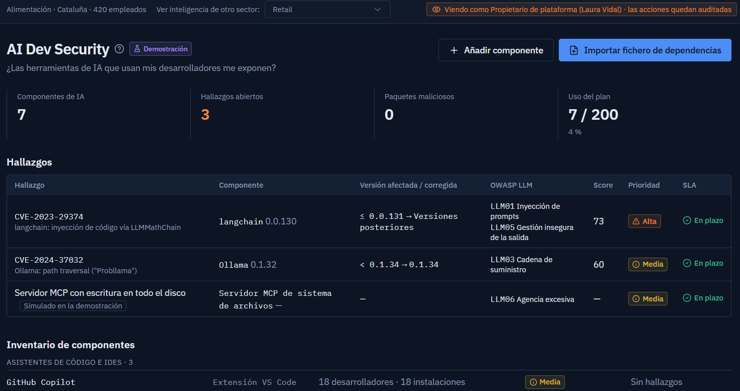 AI Dev Security Dashboard